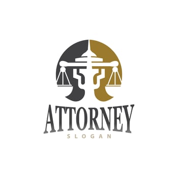 Justice Logo, Retro Vintage Theme Design, Law Vector, Law Firm, Scales Illustration Symbol Icon vector