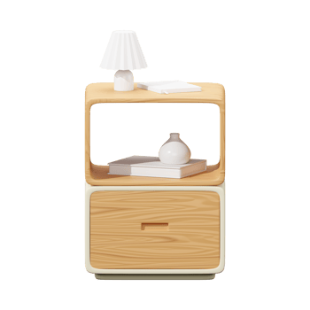 3D bedside tables with lamp png