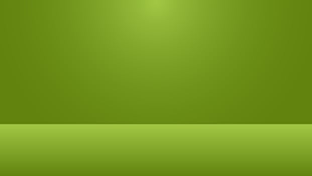 green studio scene with blank gradient color lighting effect background for product display advertisement and creative graphic design element vector