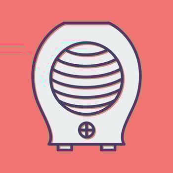Heater Vector Icon