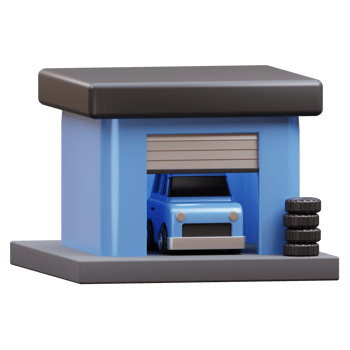Garage 3D Illustration png