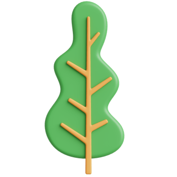 3D Green Tree. 3d render illustration. png