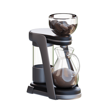 3d illustration coffee maker png