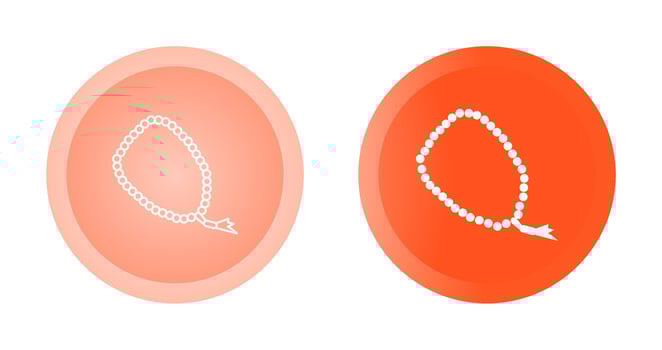 Prayer Beads Vector Icon