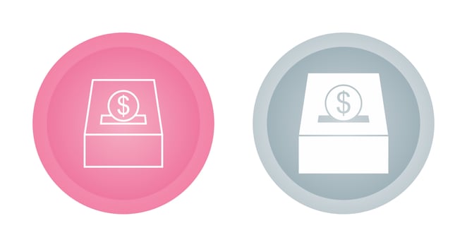 Charity Box Vector Icon