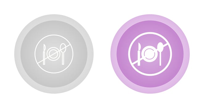 No Food Vector Icon