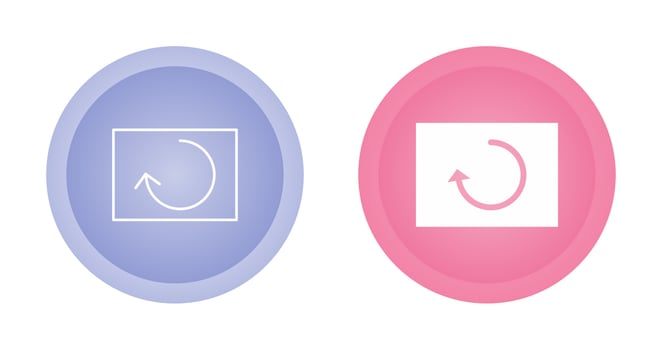 Refresh bVector Icon vector