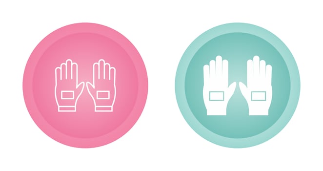 Pair of Gloves Vector Icon