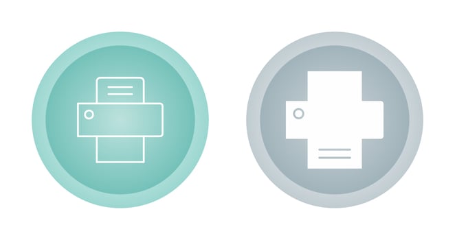 Fax Machine Vector Icon
