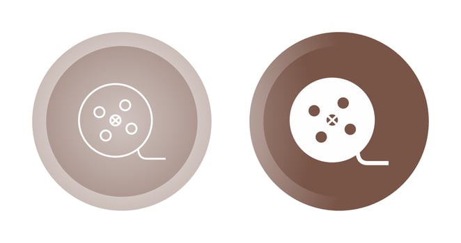 Film Reel Vector Icon