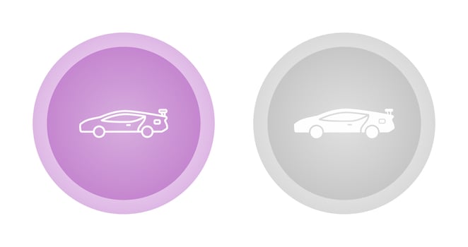 Sports Car Vector Icon