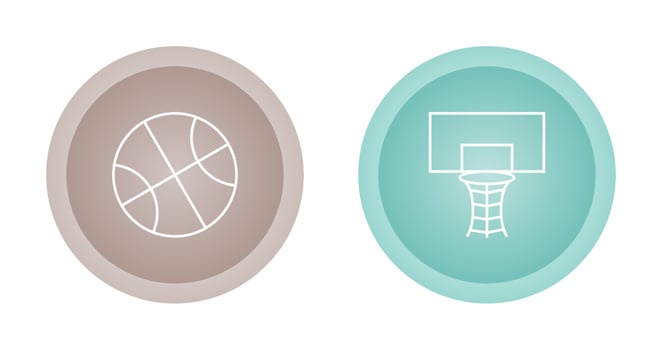 Basketball Hoop Vector Icon
