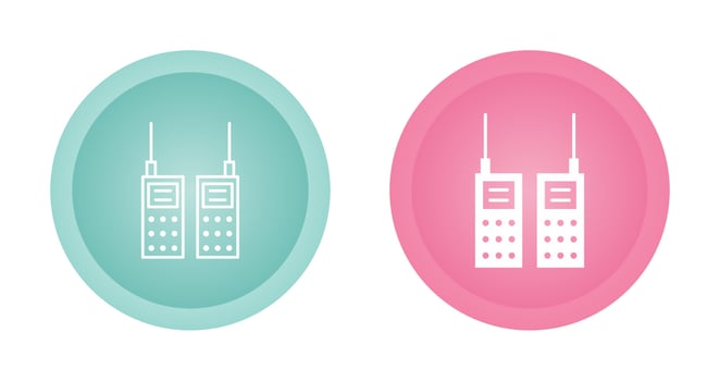 Walkie Talkie Vector Icon
