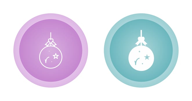 Christmas Ball Vector Icon