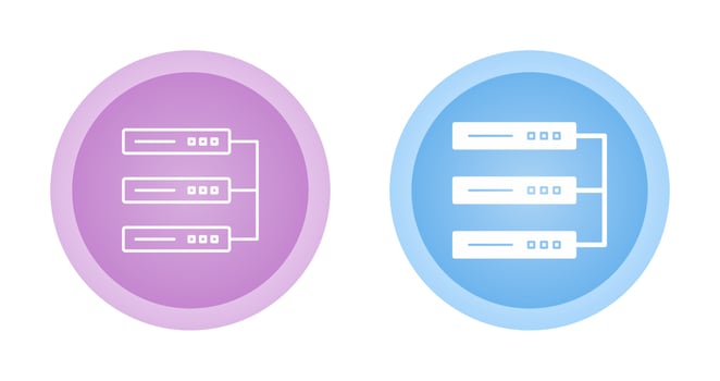 Data Center Vector Icon