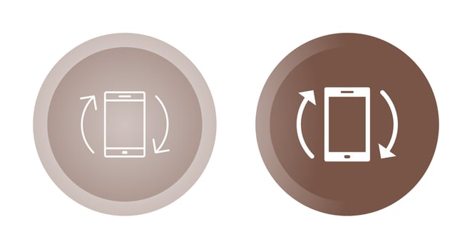 Auto rotation Vector Icon