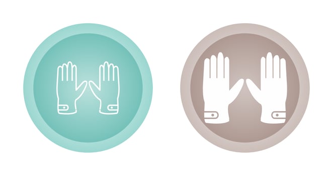 Gloves Vector Icon