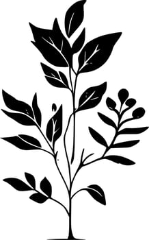 Botanical - Minimalist and Flat Logo - Vector illustration