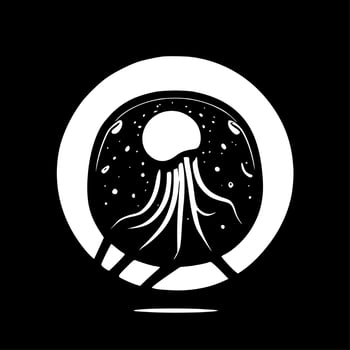 Cancer, Minimalist and Simple Silhouette - Vector illustration