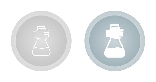 Holding Flask Vector Icon