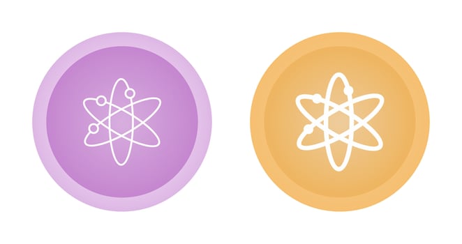 Atomic Structure Vector Icon
