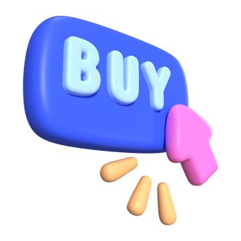 Buy Button 3D Illustration Icon png