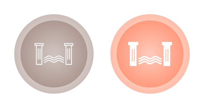 Water Dam Vector Icon