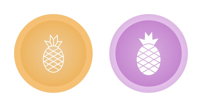 Pineapple Vector Icon
