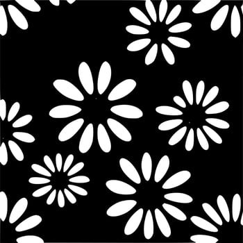 Flower Pattern - Minimalist and Flat Logo - Vector illustration
