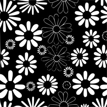 Flower Pattern - Minimalist and Flat Logo - Vector illustration
