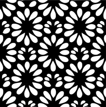 Flower Pattern - Minimalist and Flat Logo - Vector illustration