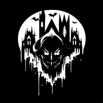Gothic - Minimalist and Flat Logo - Vector illustration