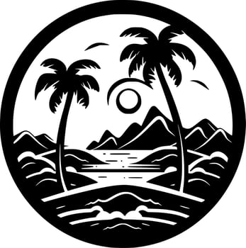 Hawaii - High Quality Vector Logo - Vector illustration ideal for T-shirt graphic