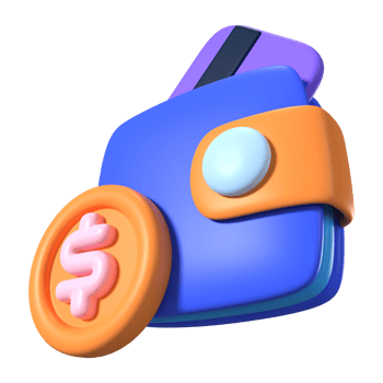 E Wallet 3D Illustration Icon png