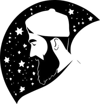 Islam - Minimalist and Flat Logo - Vector illustration