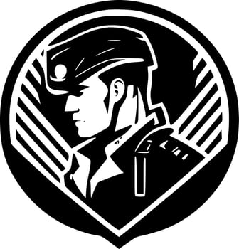 Military - High Quality Vector Logo - Vector illustration ideal for T-shirt graphic