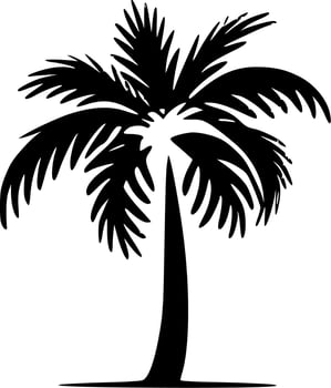 Palm - Minimalist and Flat Logo - Vector illustration