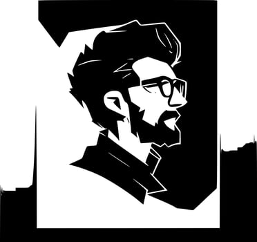 Poster, Black and White Vector illustration