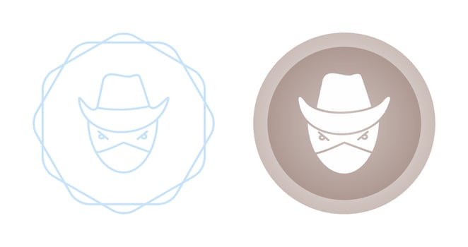 Bandit Vector Icon