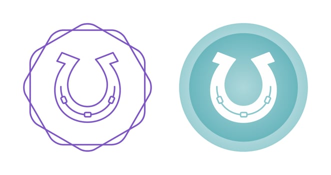 Horse Shoe Vector Icon