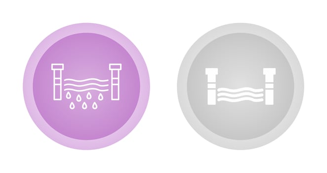 Water Dam Vector Icon