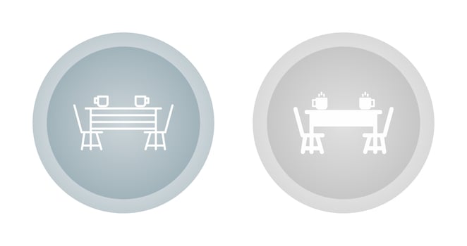 Dinner Table Vector icon