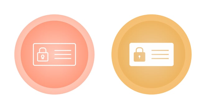 Protected Card Vector Icon