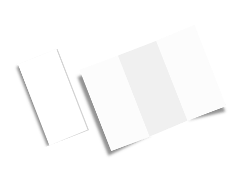 Blank 3-Fold Brochure Template, Leaflet Or Flyer Design For Publishing. png