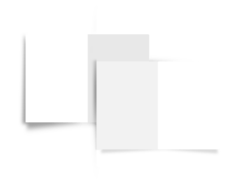 Blank Bi-Fold Brochure Template Set png