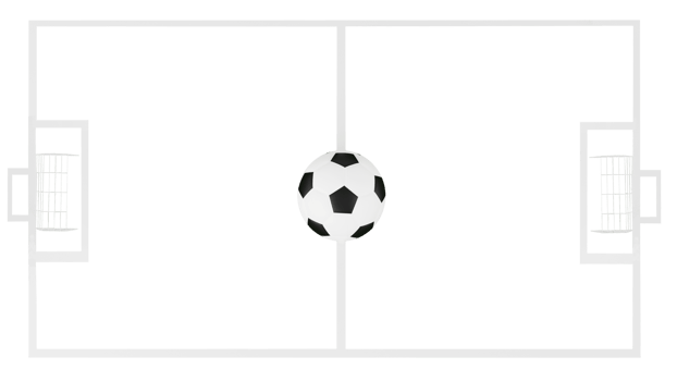 Top View of Realistic Soccer Ball Illustration. png