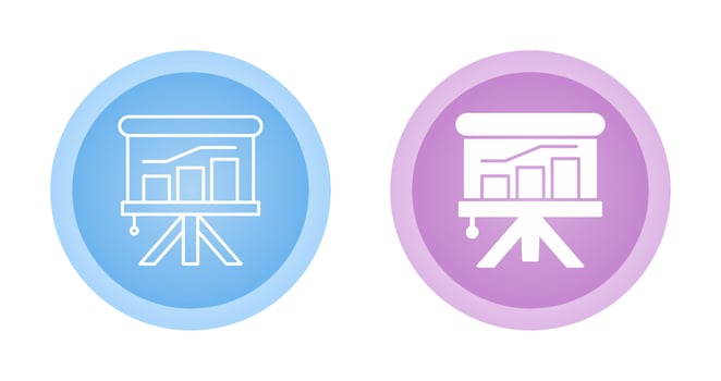 Graph Vector Icon