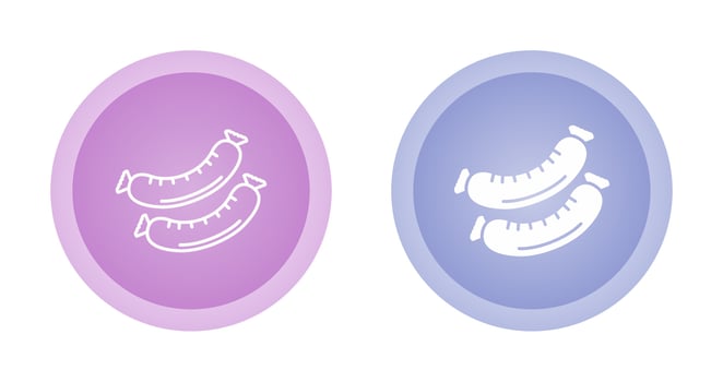 Sausage Vector Icon