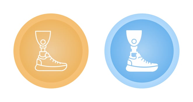 Prosthesis Vector Icon