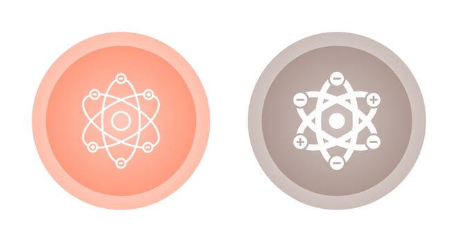 Atom Structure Vector Icon